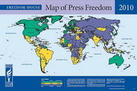 опубликован отчёт freedom house о свободе прессы в 2009 году